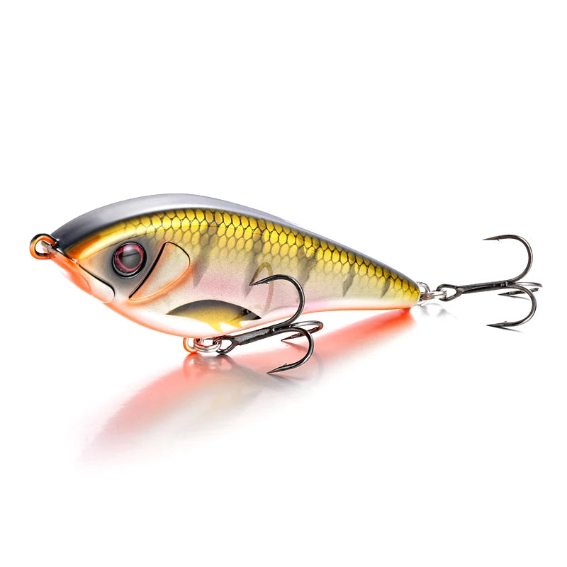 JERKBAIT SWIM GLIDE HARD BAIT 10cm 35g Sinking Fishing Lure Long Casting Hard Artificial Bait For Pike LW125