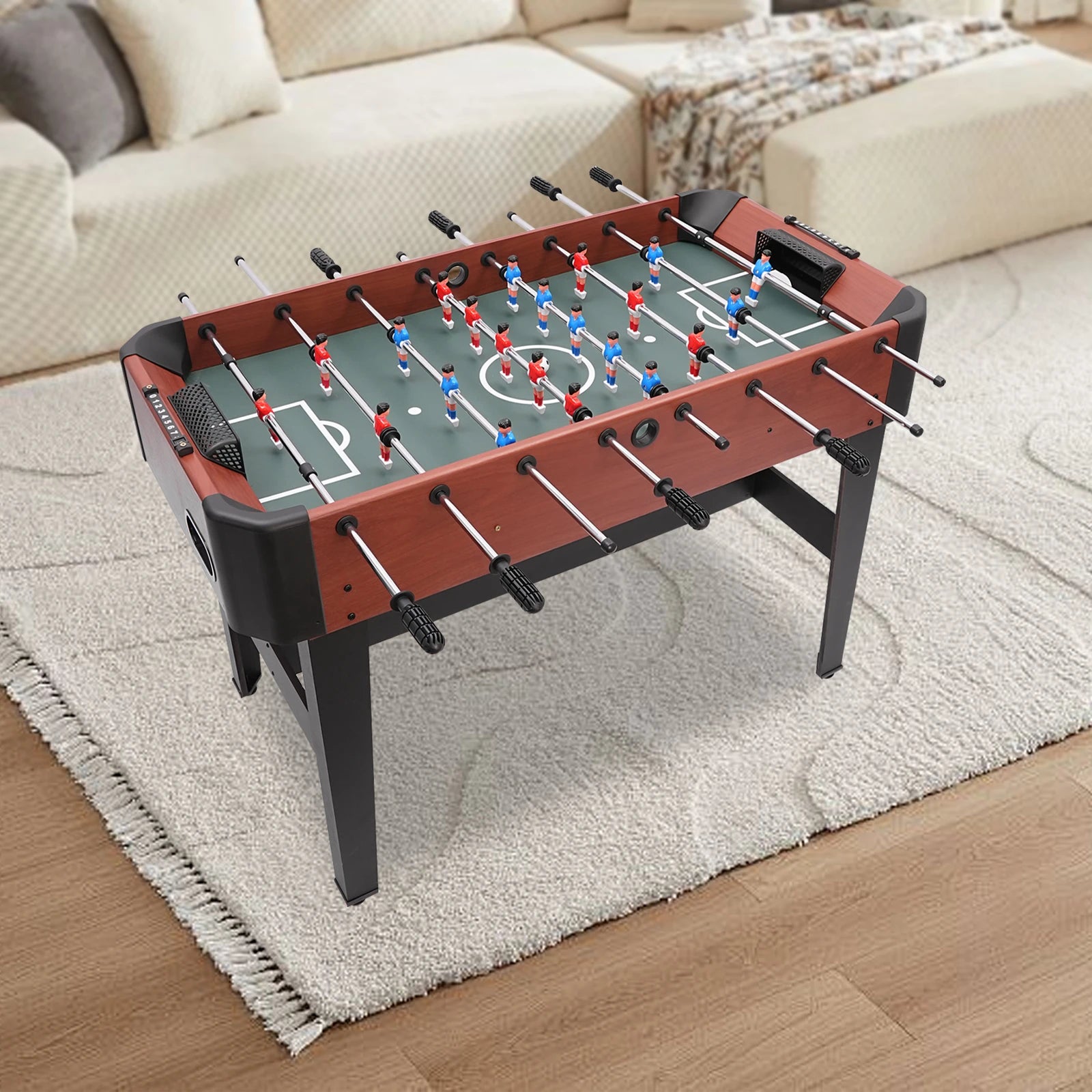 1.2-Meter Desktop Football Family Set, Football Games, Entertainment, Camping Club, Bar, Sports Enthusiasts Foosball Game Table  Secondary image