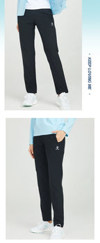 KELME sports pants women thin section summer straight thin casual black running fitness pants