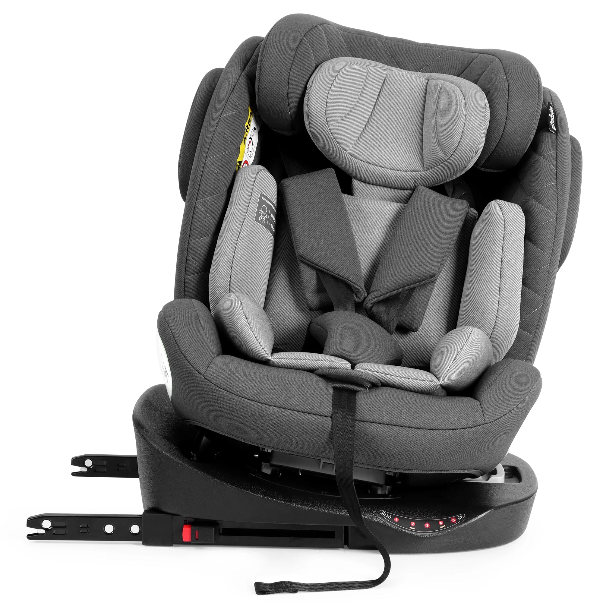 Child Car Safety Seats with 360° Direction ISOFIX rotating for Baby  5-point seat belt 0-12 Years Suitable for newborn