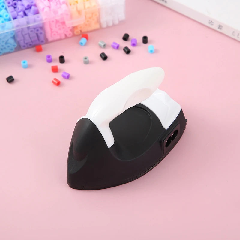 Mini Iron EU Plug Handmade DIY Electric Iron Craft Fuse beads tool Iron Sewing Tools Creative For Ironing Clothes Laundry Device