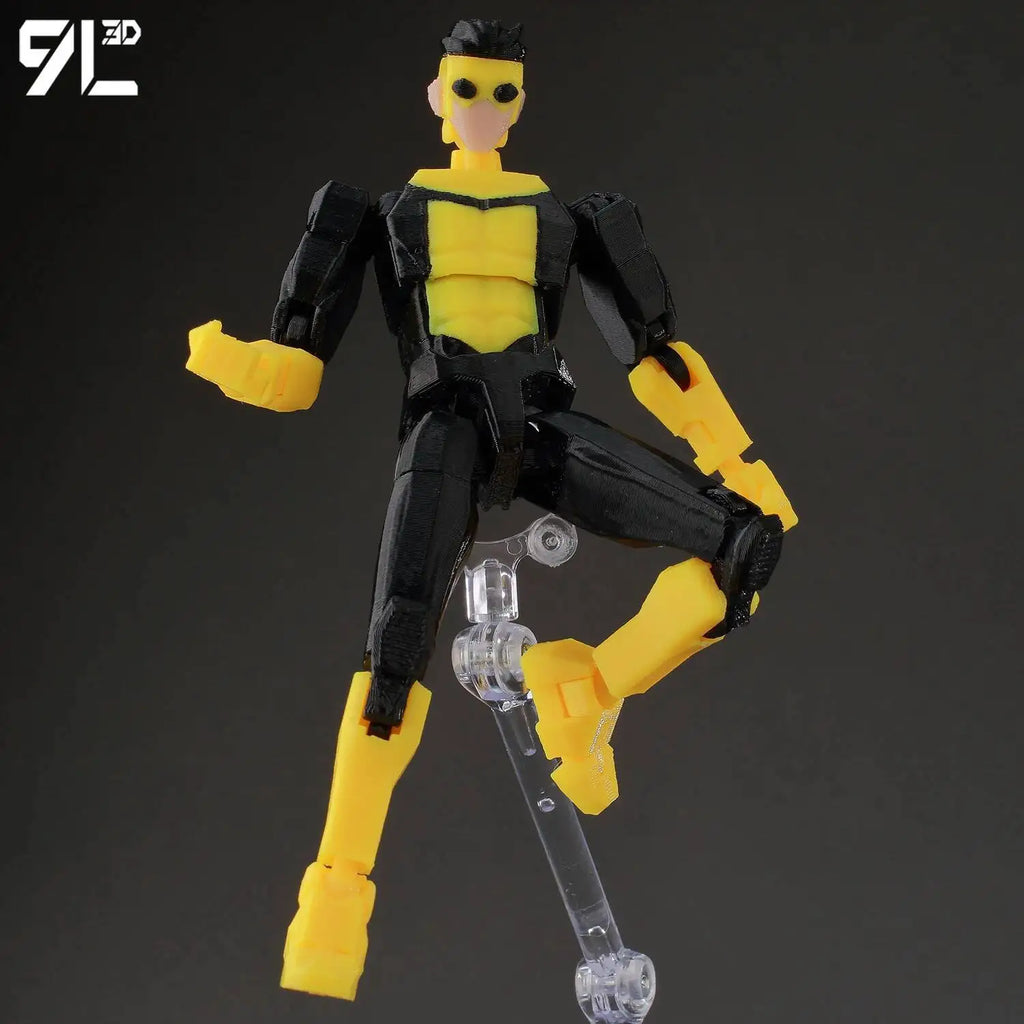 9L3D Lucky 13 Invincible Boy Conquer Omni Action Figure 3D Printed Anime Model Multi-Jointed Poseable Collectible Toy Gift Fan