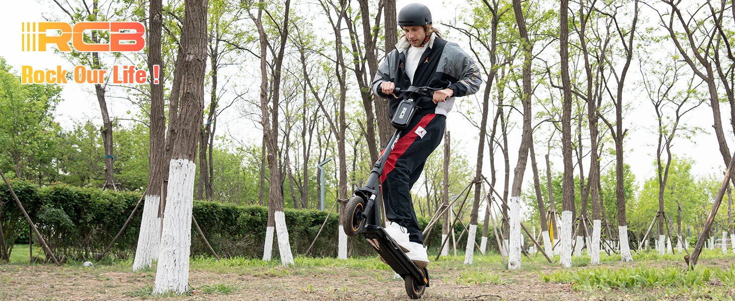 RCB EV10Z Electric Scooter With ABE Road Approval 350W Motor 36V11.4Ah Battery 35-40km Range 10 Inch Wheel Foldable 120KG Max Load For Urban Commute