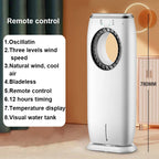 Water-Cooled Air Conditioning Fan Chiller Leafless Electric Refrigeration Cooling Remote Timer Humidifier Conditioner Cooler  EU