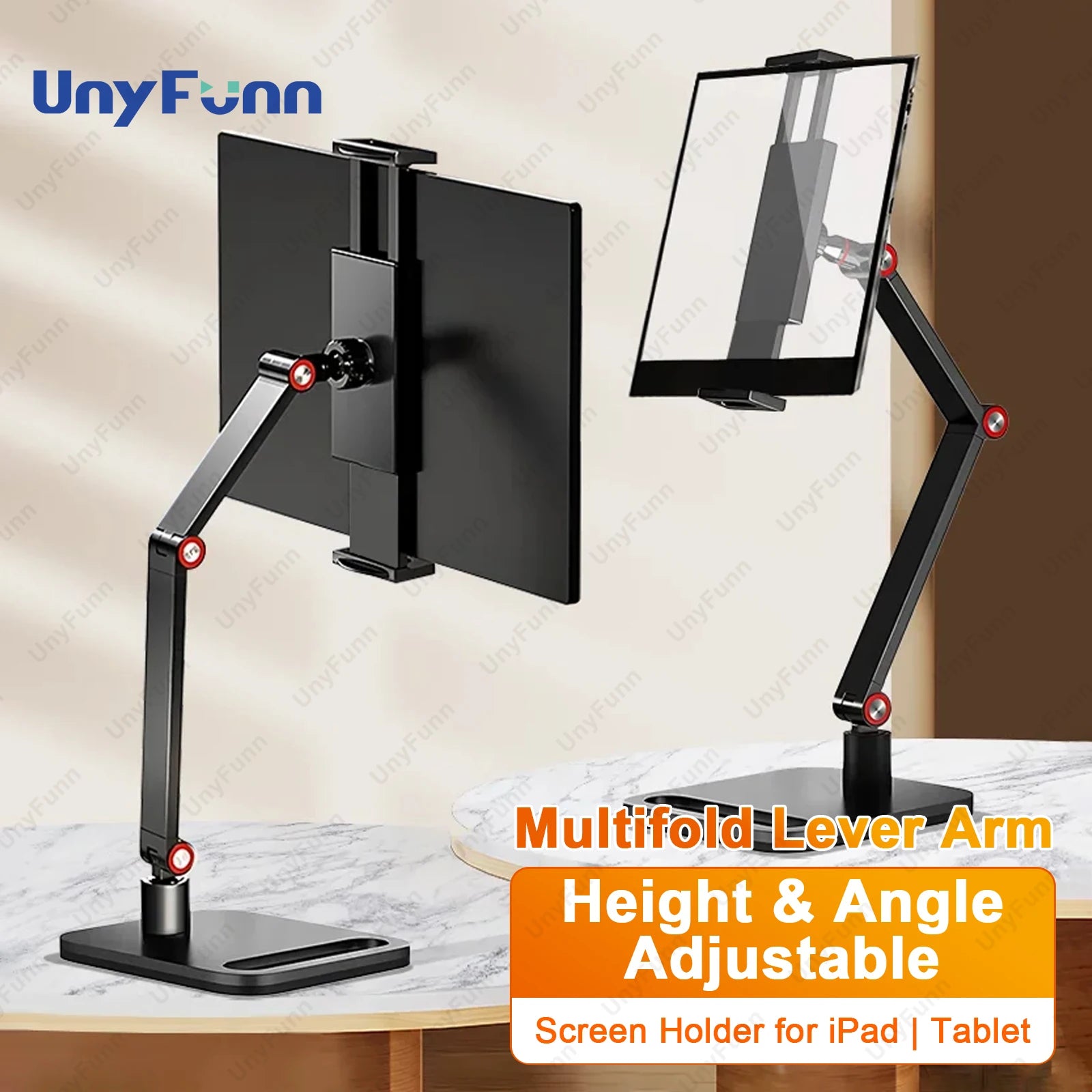 Portable Monitor Holder Expandable Adjustable Laptop Gaming Desktop Clamp Stand Phone External Vertical Screen Expansion Mount Main image