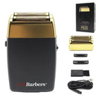 11000 RPM POP Barbers P620 Professional Electric Men's Beard Trimmer Double Foil Shaver Electric Shaver USB Hair Cutting Machine