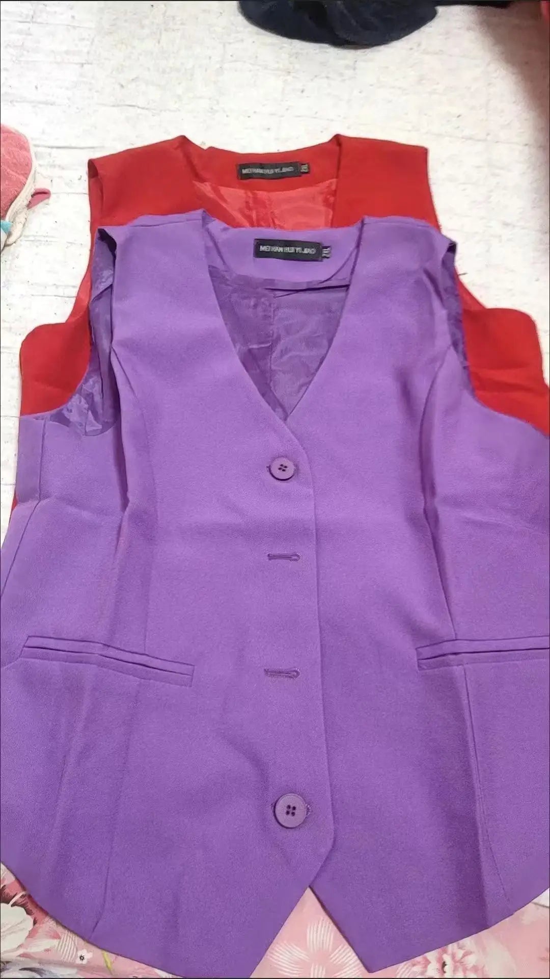 Spring Summer Korean Fashion Vest 2025 New Women Short Fashion V-neck Sleeveless Casual Blazer Waistcoat Coats Female Tops