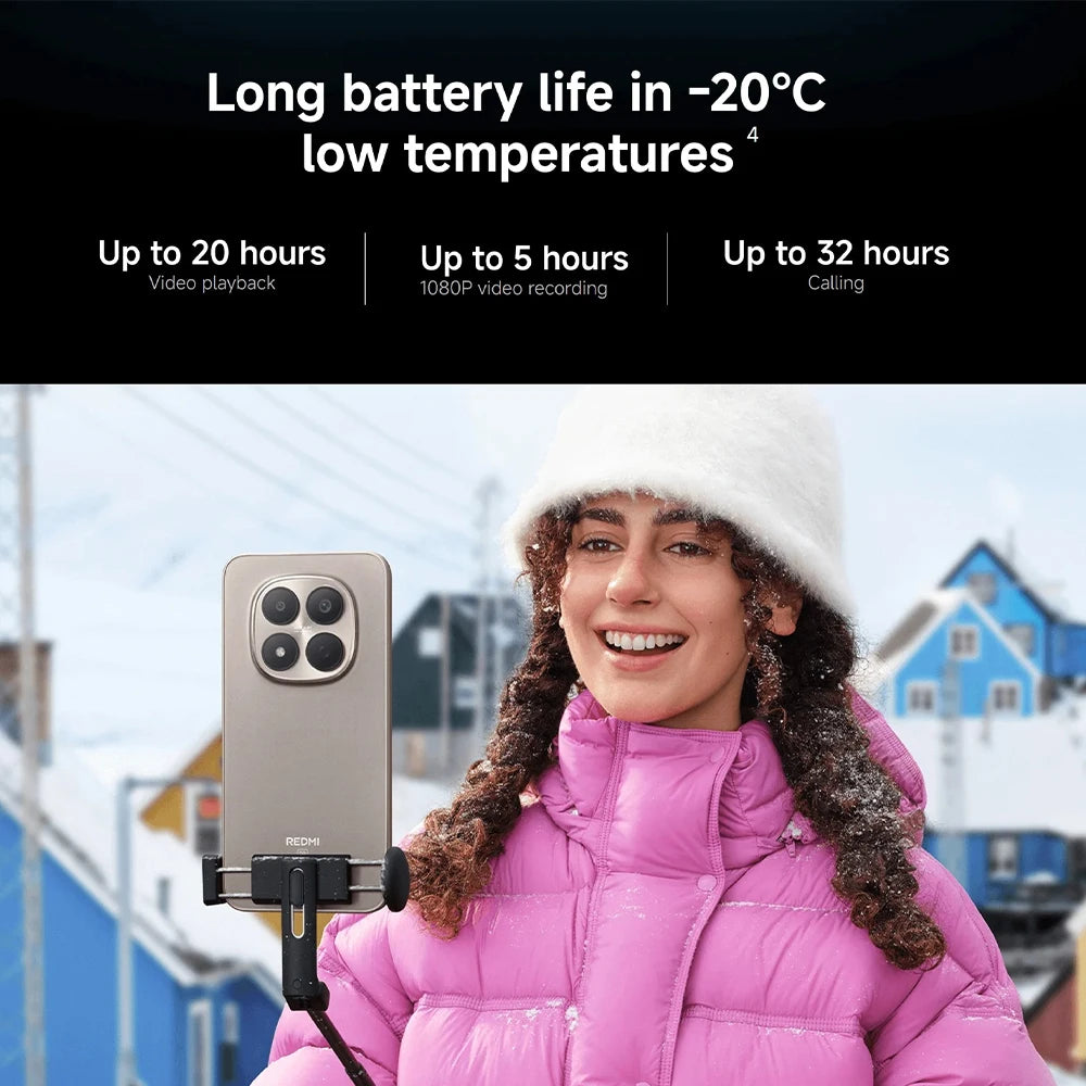 Global Version Xiaomi REDMI Note 15 Pro 5G smartphone 5G 6.83" 6580mAh 45W charging 200MP main camera IP66 IP68 IP69 IP69K