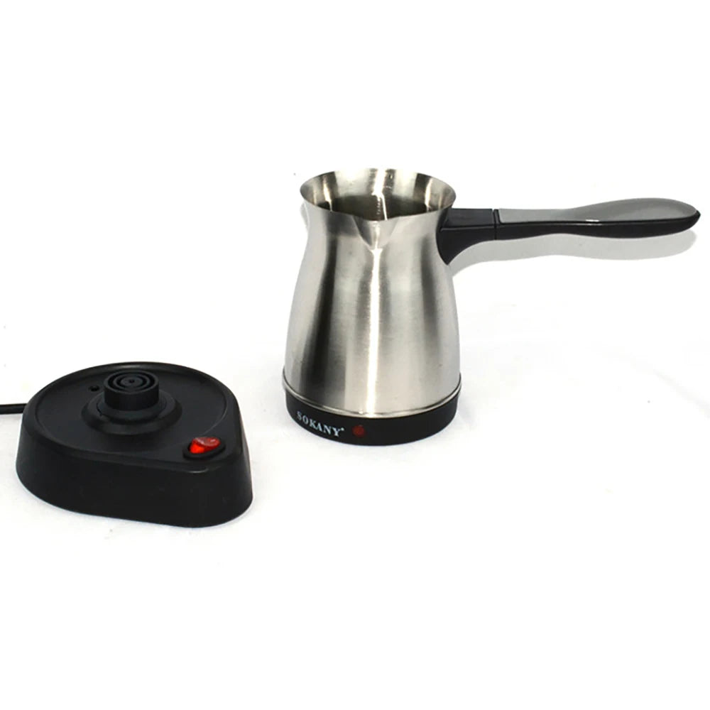 500ML Turkish Electric Kettle Portable Stainless Steel Teapot Water Boiler 220V Home Tea Pot Coffee Maker Machine 5 Cup 주전자 전기포트