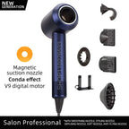 Ionic Hair Dryer 5 In 1 With Diffuser Professional Hair Care Appliances Women Salon Barber Leafless Hairdryer Super Hair Dryer