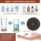 Automatic Foaming Soap Dispenser - Touchless Wall Mount, LED Temp Display, USB Rechargeable for Bathroom, Kitchen&Commercial Use