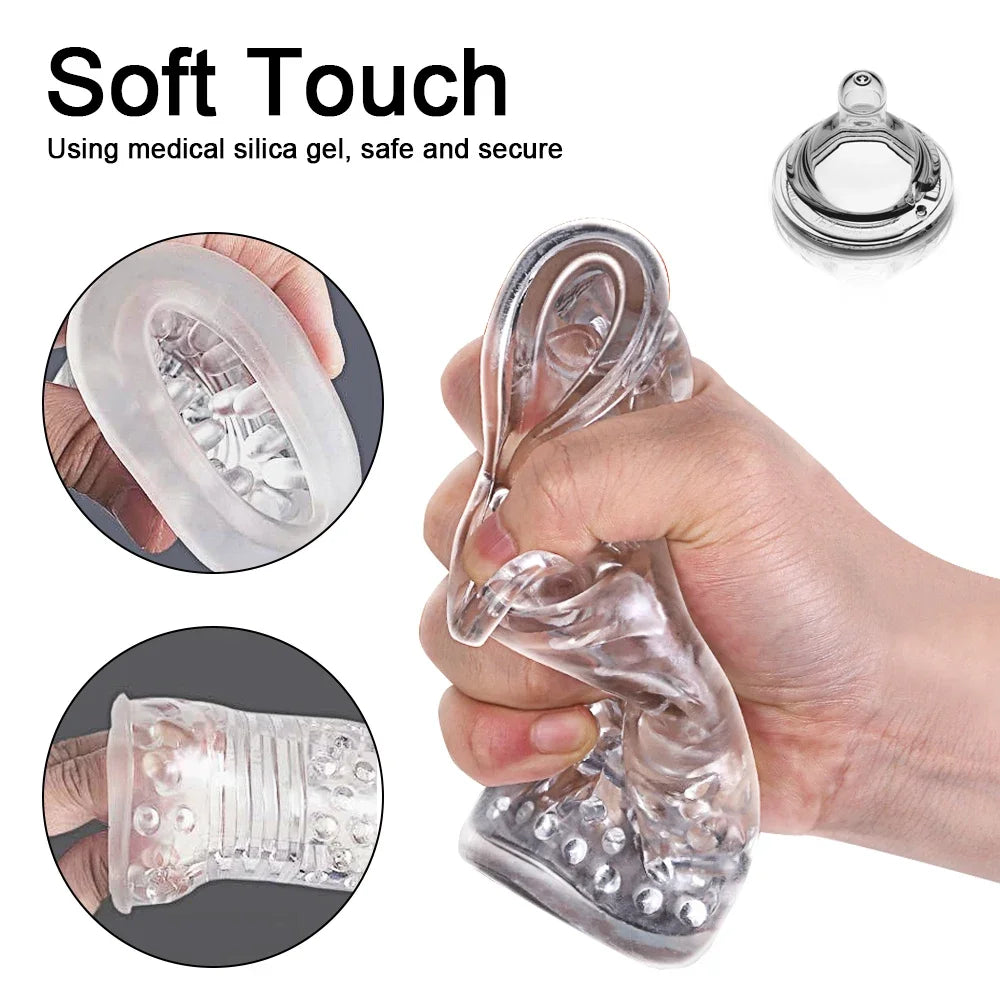 Telescopic Rotation Male Masturbator Cup Vagina 7 Thrusting Masturbation Cup Sex Toys for Men Automatic Piston Mastubator