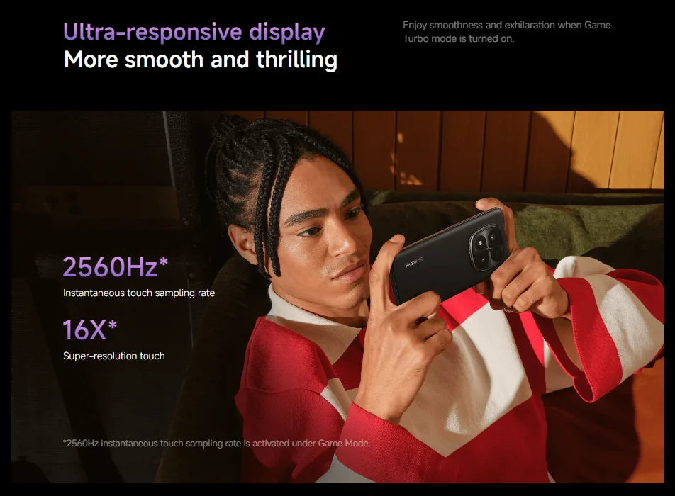 Xiaomi Redmi Note 14 Pro+ 5G Snapdragon® 7s Gen 3 IP68 Water & Dust 6.67” AMOLED display 1.5K 120Hz 5110mAh 120W 200MP Camera