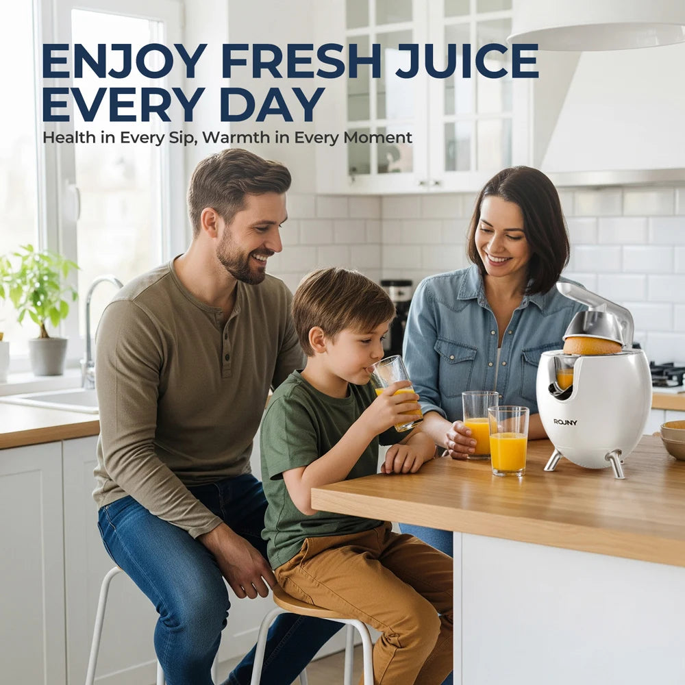 Powerful 850W Electric Citrus Juicer Squeezer, Quiet Orange Juice Extractor Machine
