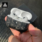 Matte Real Forged Carbon Fiber Case for Apple AirPods Pro 3 2 1 Airpods 3 4 Gen Light Protective Cover for Airpod Pro2 Earphone