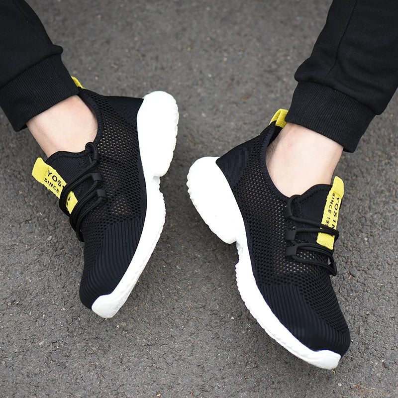 summer work shoes with protection breathable Lightweight safety shoes with iron toe anti-stab anti-slip working summer shoes Secondary image