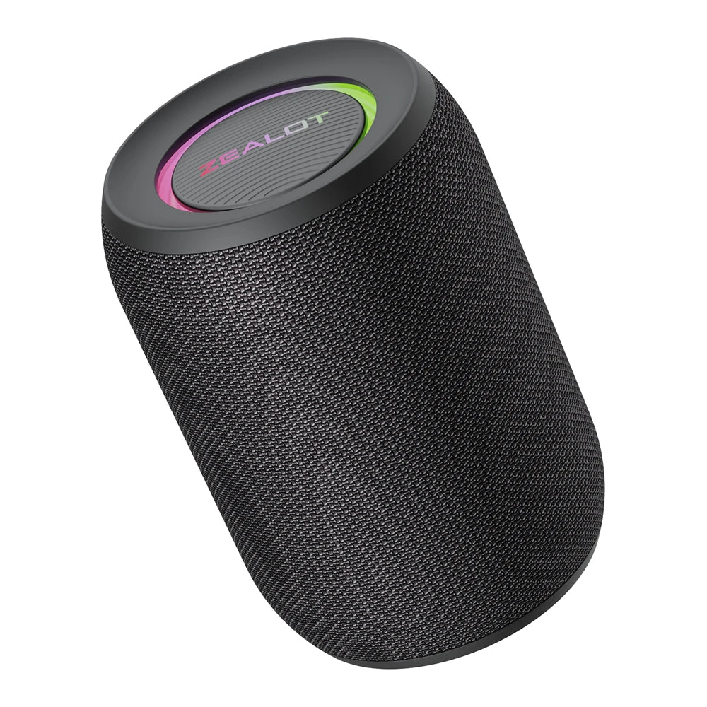 ZEALOT-S32PRO Portable Bluetooth 5.2 Speaker Outdoor Waterproof Wireless TWS Mini Column Box Speaker Outdoor TF Card Boom Box