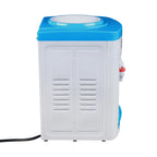 Compact Hot and Cold Water Dispenser, Energy-Saving Desktop Water Cooler Stainless Steel Mini Drinking Station for Office Home