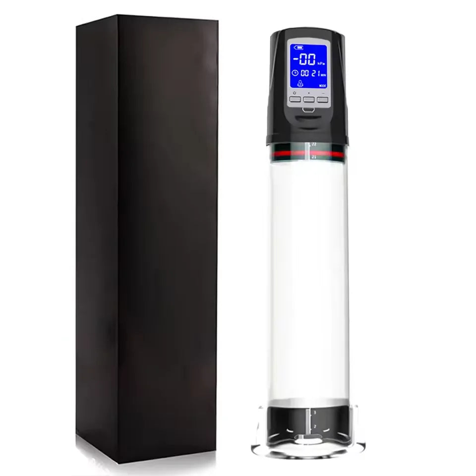 Automatic Penis Pump Suction Vacuum Male Masturbation Penis Extender Dick Erection Enhancement Trainer Adult Sex Toys