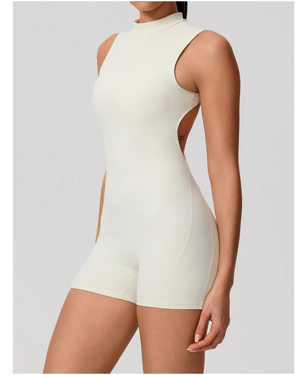 Hearuisavy Summer Sports Overalls Women Gym High Stretch Sleeveless Yoga Bodysuit Running Push Up Butt-Lifting Fitness Jumpsuit