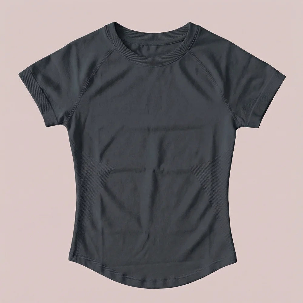 Women's 1DF-LO 1YNE-GO Compression Workout T-Shirt  Slim Fit Athletic Tee  Impact Short Sleeve Top  Women's sports shorts