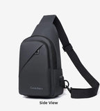 Men's Fashionable Casual Chest Bag Outdoor Cycling Waterproof Durable Sports Backpack Trendy Versatile Portable Crossbody Bag