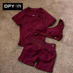 Women's Yoga Three-Piece Set, Running and Fitness Apparel