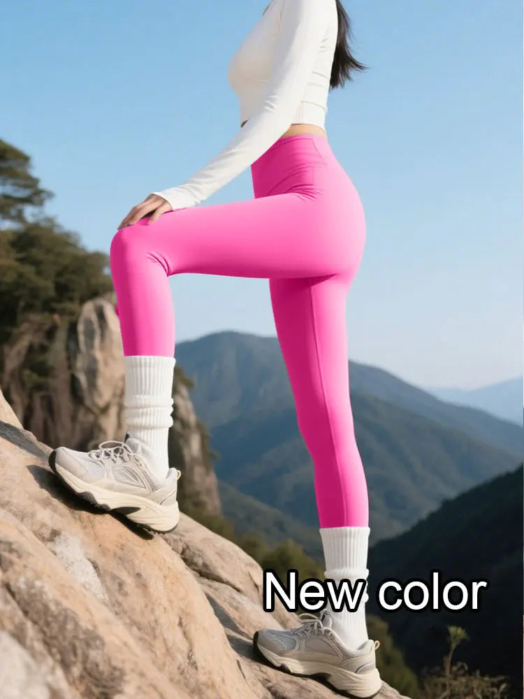 Summer Sale High-Waist Yoga Pants - 4-Way Stretch Quick-Dry Leggings for Running Cycling Gym Workout