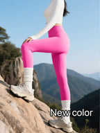 Summer Sale High-Waist Yoga Pants - 4-Way Stretch Quick-Dry Leggings for Running Cycling Gym Workout