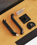 Adjustable display robotic arm for 17 to 32 inches heat dissipation desktop computer monitor stand