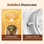   Lint Remover for Clothing 3 Speeds LED Digital Electric Pellet Fluff Remover  Rechargeable Fuzz Fabric Shaver Sweater Hair