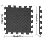 30x30cm 16 Pcs Interlocking Yoga Mat Home Gym and Yoga Equipment Protective Mat EVA Foam Non Slip Flooring Indoor Fitness