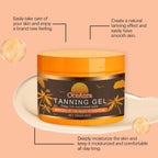 Intensive Tanning Gel Soothe Drying Redness Even Skin Tone Uv Protection Sun Tanning Oil Body Bronzer Accelerate Dark Skin Cream
