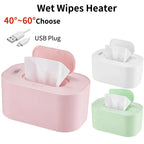 Portable Baby Wipes Heater Thermal USB Charging Warm Wet Towel Dispenser Napkin Heating Box Home Accessories