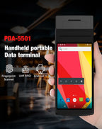 5.5 Inch Android 11 4+64G Rugged Mobile Computer PDAs for Parking Charging System Payment Terminal Handheld PDA