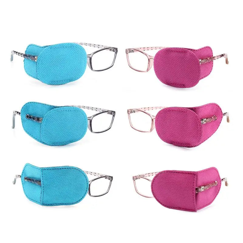 6PCS Eye Patch Kawaii Cute Diy Daily Use Amblyopia Eyeglasses Patches Eyeshade Kid Strabismus Treatment Vision Care For Girl