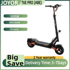 JOYOR T6E PRO ABE Adult Electric Scooter 500W Motor 48V26AH Battery E-Mountain Escooter 10" Off-Road Tire Foldable E-Scooter