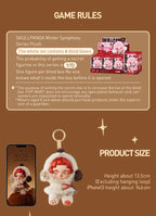 POP MART SKULLPANDA Winter Symphony Series Blind Box Mystery Box Guess Bag Toys Doll Cute Anime Figure Desktop Ornaments