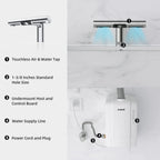 AIKE Airblade Tap Hand Dryer Automatic Bathroom Hand Washing and Drying Machine Washroom Faucets Air Tap Powerful Hand Dryer
