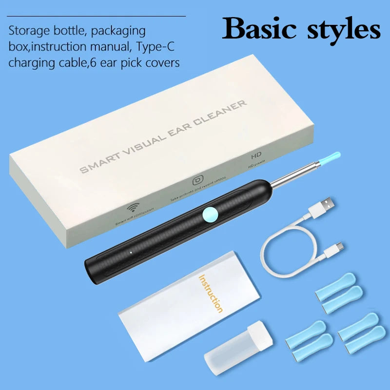 2nd Generation,Digital otoscope,Ear Wax Cleaner Camera,endoscope camera,Earwax Removal Endoscope with Camera,Ear Cleaning Tools