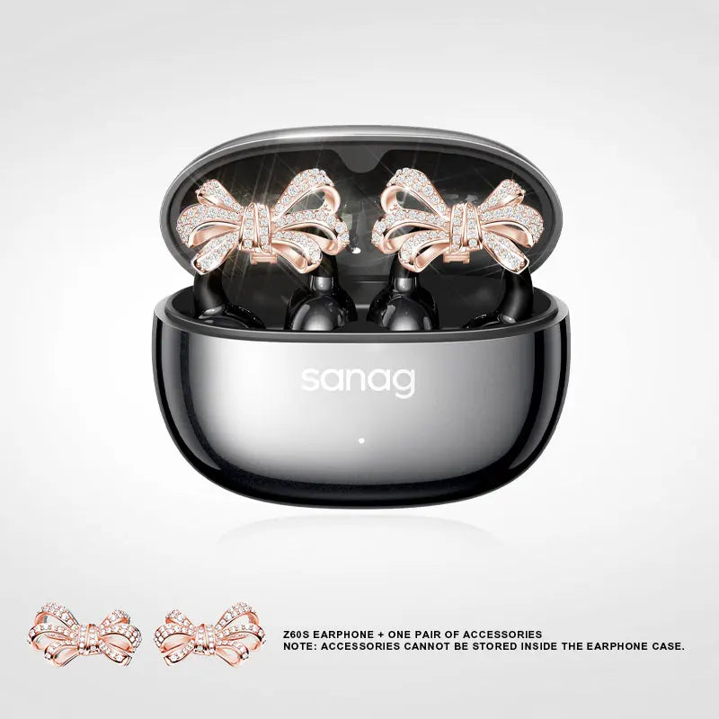 Sanag Z60S Ear Clip on OWS Earphones HiFi Sound Open Ear Earbud Audífonos Bluetooth Wireless Headphones Flash-sale Headsed