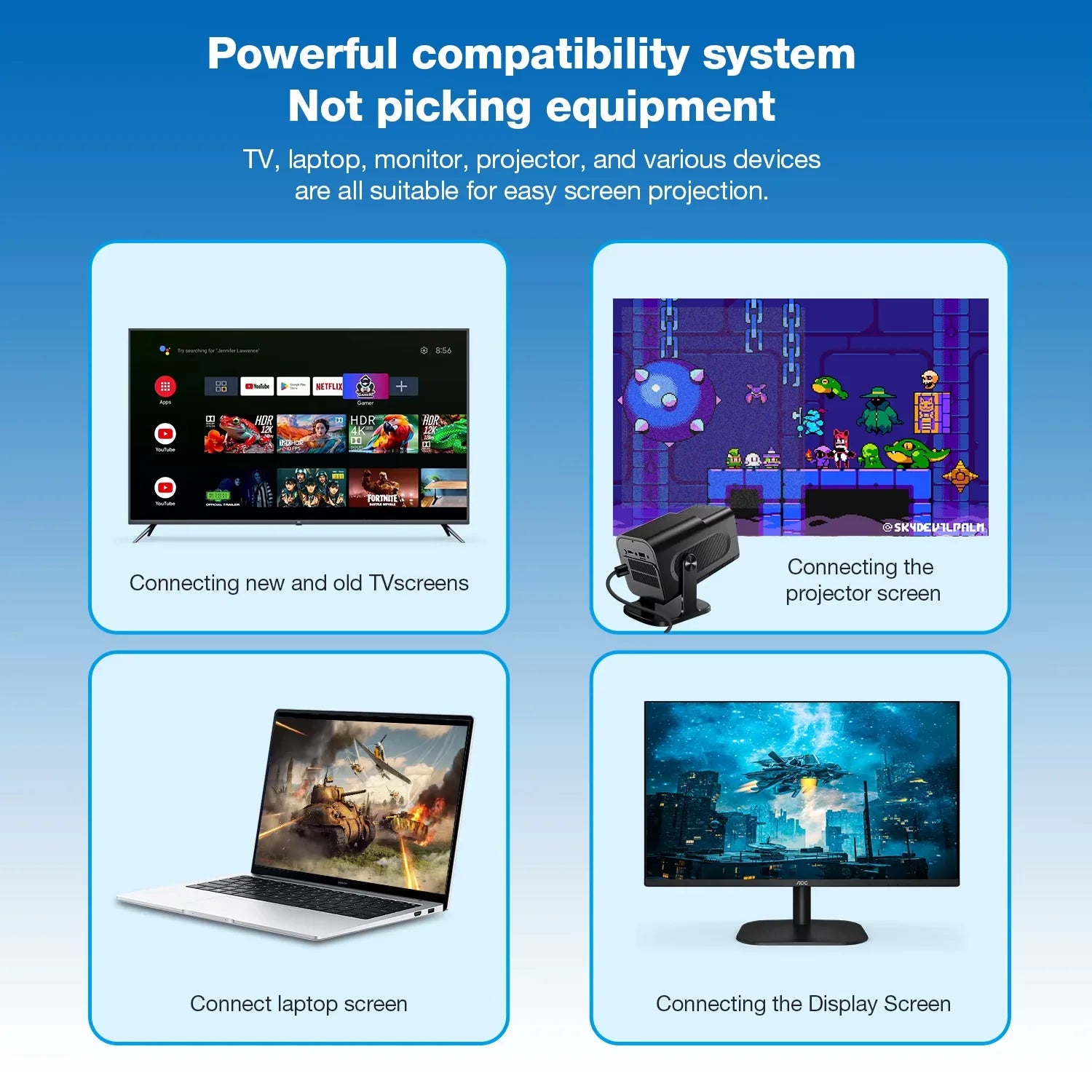 home gaming consoles G7,G8 8K 3D, supports two players, 60000 classic retro arcade games, includes 2.4G wireless controllers.