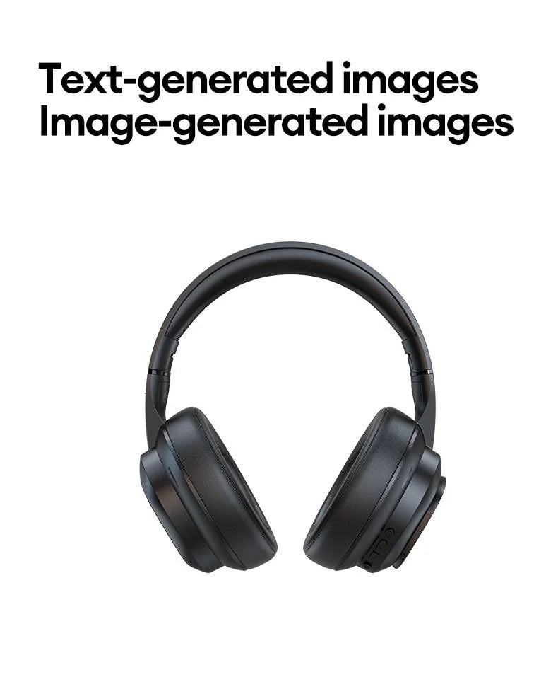 AI LCD Touch Screen Shock Bass Headsets HIFI Sound Wireless Bluetooth Headphones ANC Noise Reduction Gamer Earphones With Mic