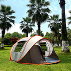 5-8 people quick opening hand throw tent waterproof camping boat tent outdoor tent fully automatic pop-up