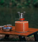 Foldable Outdoor Stove Ultra-light Alloy Mini Gas Stove for Camping Hiking Gas Furnace Portable Outdoor Cooking Picnic Cooker