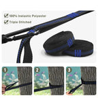 260x140cm Camping Hammock Double Size Parachute with Mosquito Net Rain Fly Tarp Lightweight for Hiking Travel
