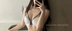 YUQI Alluring Japanese Lolita Lingerie Set Sweet Tea Mousse Bra & Knickers Lace Suspenders Free Shipping Bridal Valentine