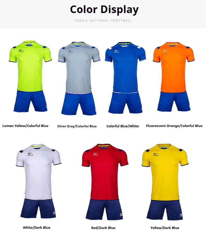 SUNAIS 2026 New Knight 2 Kids Football Jersey Set Breathable Comfort Match Training Kit  720135