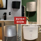 AIKE Bathroom Hands Dryer Wall Mounted Automatic High Speed Hands Dryer Commercial Smart Sensor Hands Drying Machine AK2630S