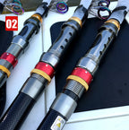 1.8-3.6m Carbon Fiber Fishing Rod And Reel Combo Super Hard Telescopic Fishing Pole Spinning Reel Kit Max Resistance 3-8kg Pesca